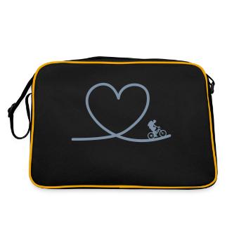 I love VTT - Sac Retro - noir/or - Dos