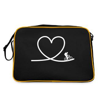 I love VTT - Sac Retro - noir/or - Dos