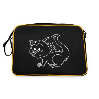 Stinker Comic Animal - Retro Bag - black/gold - Back