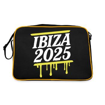 Vacances Ibiza 2025 - Sac Retro - noir/or - Dos