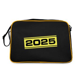 2025 year - Retro Bag - black/gold - Back