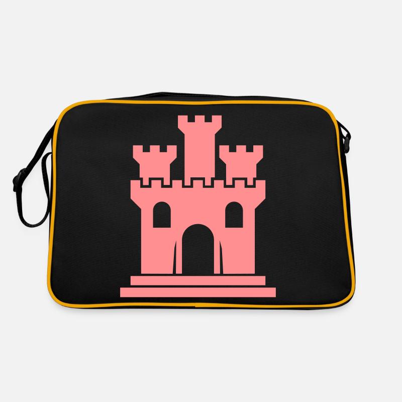 castle - Retro Bag - black/gold