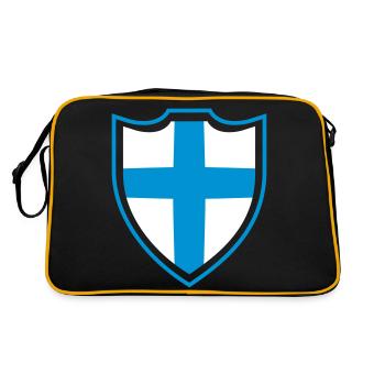 Ecusson Marseille - Sac Retro - noir/or - Dos