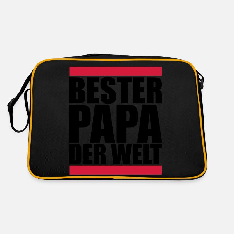 bester papa der welt Retro Tasche