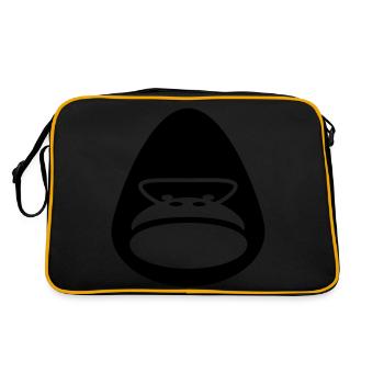 Gorille / Gorilla - Sac Retro - noir/or - Dos