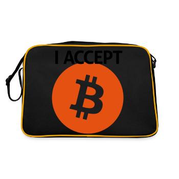 bitcoin - Sac Retro - noir/or - Dos