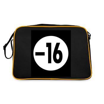 -16 ans - Sac Retro - noir/or - Dos