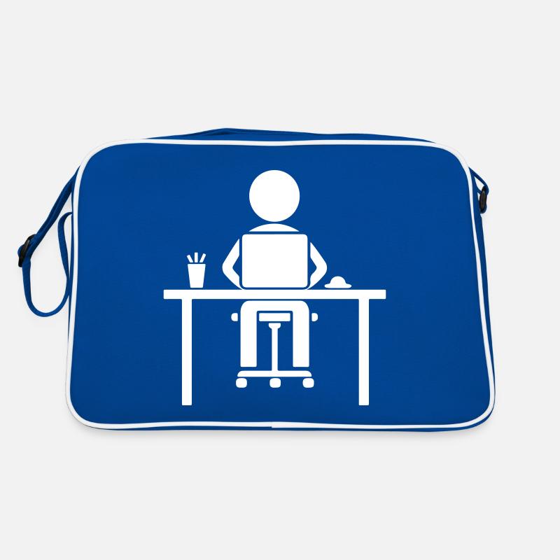 Worker Computer Job Retro Bag