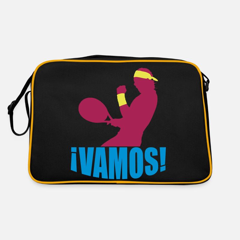 ¡VAMOS! - Retro Tasche - Schwarz/Gold
