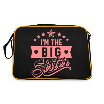 Je suis la grande soeur - je suis la grande soeur - Sac Retro - noir/or - Dos