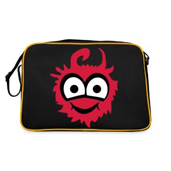 Monstre Mignon - Sac Retro - noir/or - Dos
