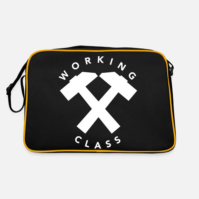Classe ouvrière - Sac Retro - noir/or
