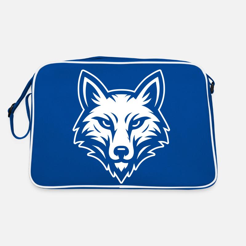Fuchs Kopf Retro Tasche