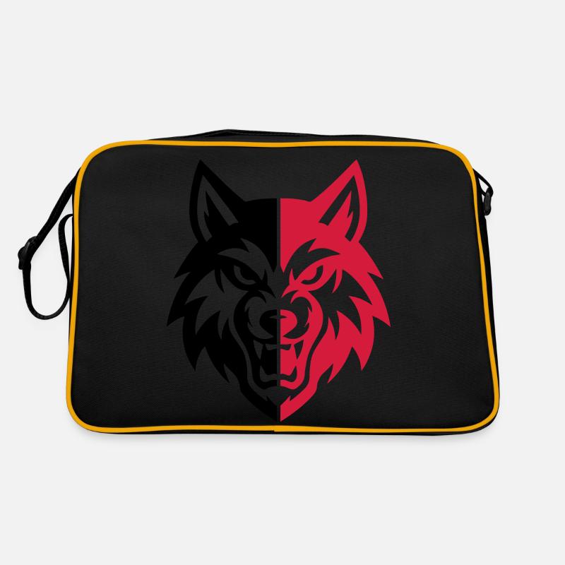 Wolf Head Logo Retro Bag