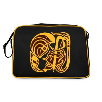 I'm not an enemy. Hand of Unity & Harmony - Retro Bag - black/gold - Back