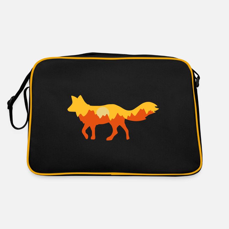 Wildlife / desert fox / fox / mountains Retro Bag