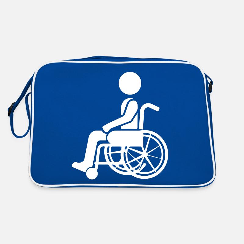 Rollstuhl Retro Tasche