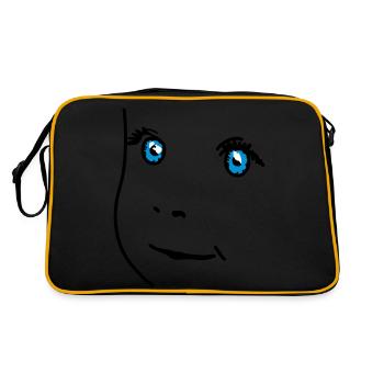 babyface - Retro Tasche - Schwarz/Gold - Hinten
