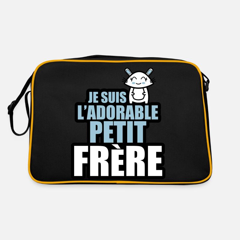 je suis l'adorable petit frère Sac Retro
