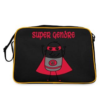 Super gendre - Sac Retro - noir/or - Dos