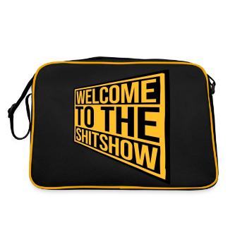 Signe Welcome Shitshow - Sac Retro - noir/or - Dos