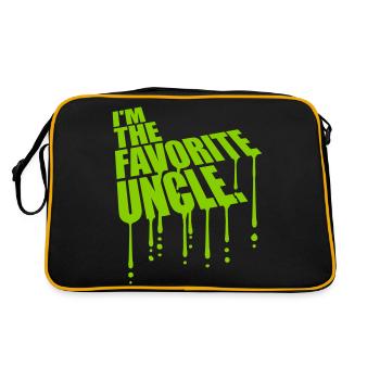 at The Favorite Uncle - Retro Bag - black/gold - Back