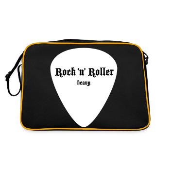 Plectre Grand Blanc - Sac Retro - noir/or - Dos