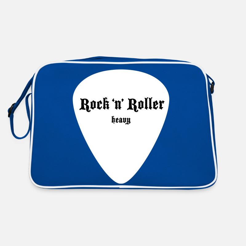 Plectrum Large White Retro Bag