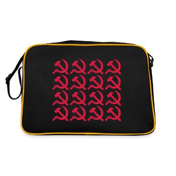 Hammer & Sickle / Serp + Molot Union soviétique 1c - Sac Retro - noir/or - Dos