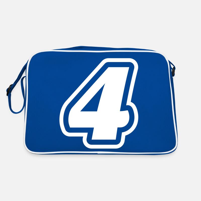 4 number symbol Retro Bag