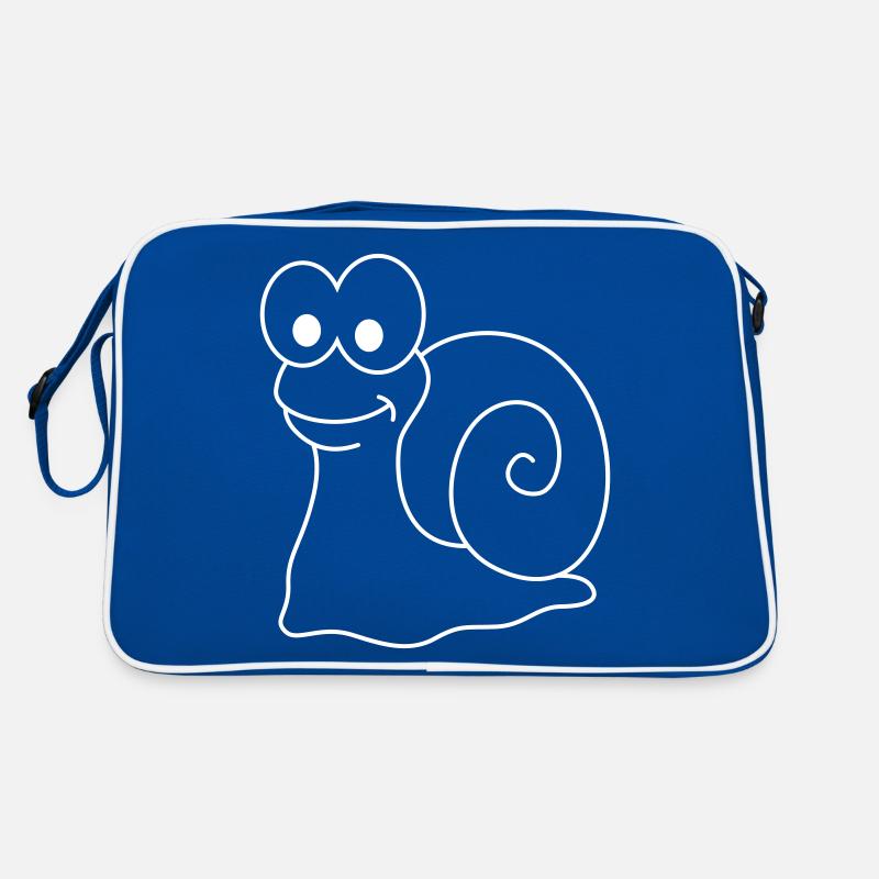 Schnecke Comic Tier Retro Tasche