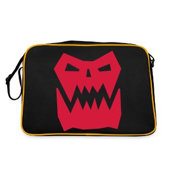 face orc 3 - Sac Retro - noir/or - Dos