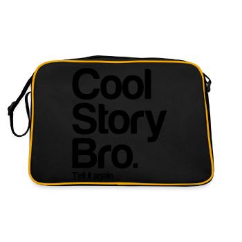 coolstorybro - Retro Bag - black/gold - Back
