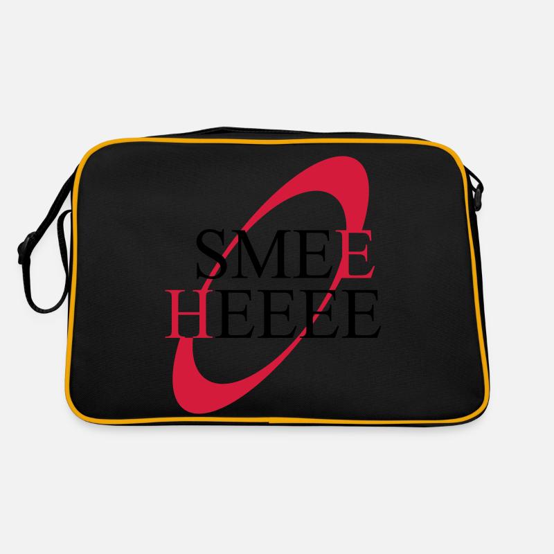 Smee Heee Kryten Red Dwarf quote - Retro Bag - black/gold