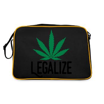 legalize - Retro Bag - black/gold - Back