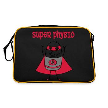 Physio - Retro Tasche - Schwarz/Gold - Hinten