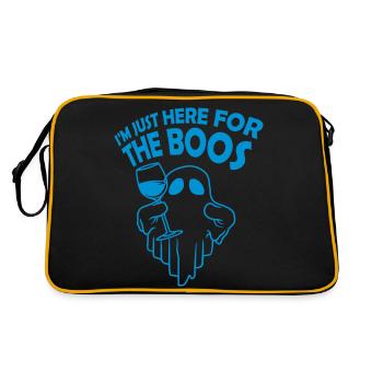 Here for the boos - Retro Bag - black/gold - Back