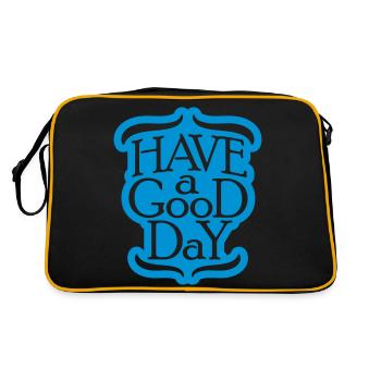 Bonne journée - Sac Retro - noir/or - Dos