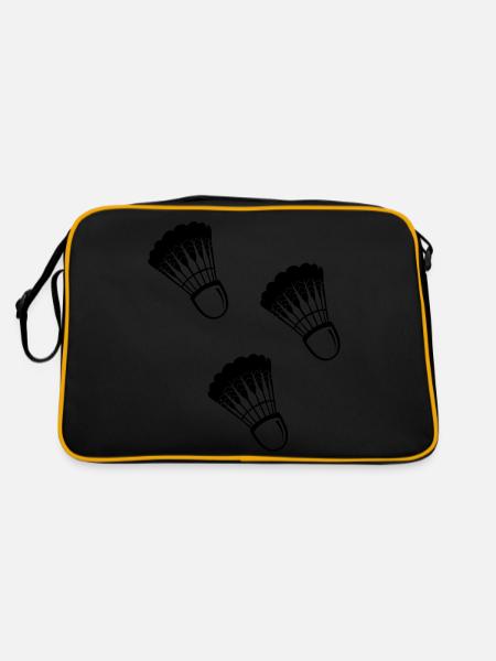 Badminton - Retro Bag - black/gold - Back
