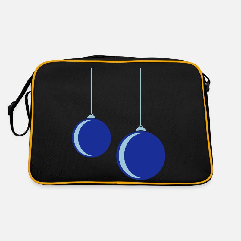 Weihnachtskugel Retro Tasche