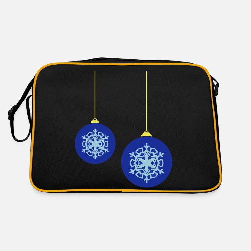 weihnachtskugeln Retro Tasche