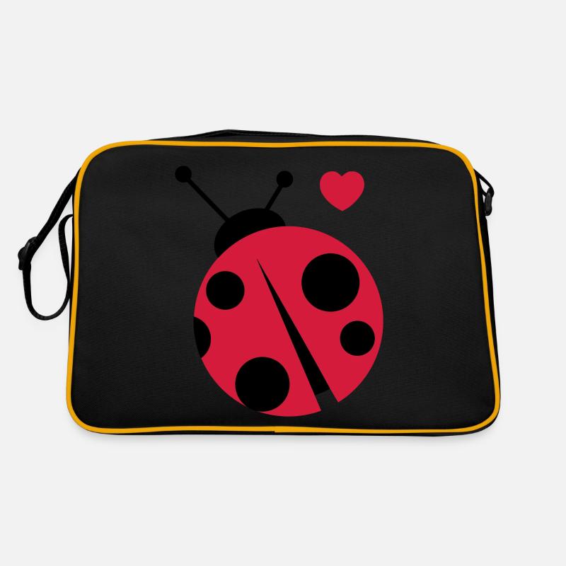 ladybird - Retro Tasche - Schwarz/Gold
