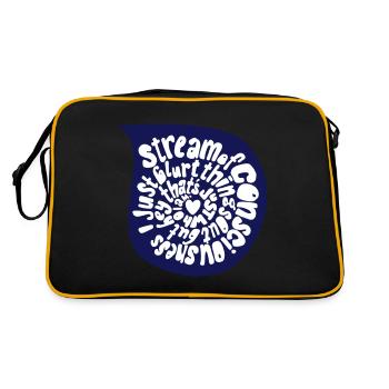 jet de conscience dans une gouttelette - Sac Retro - noir/or - Dos