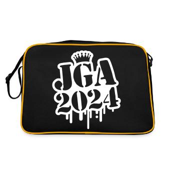 Bachelor Party Bachelor Party 2024 Party - Retro Bag - black/gold - Back