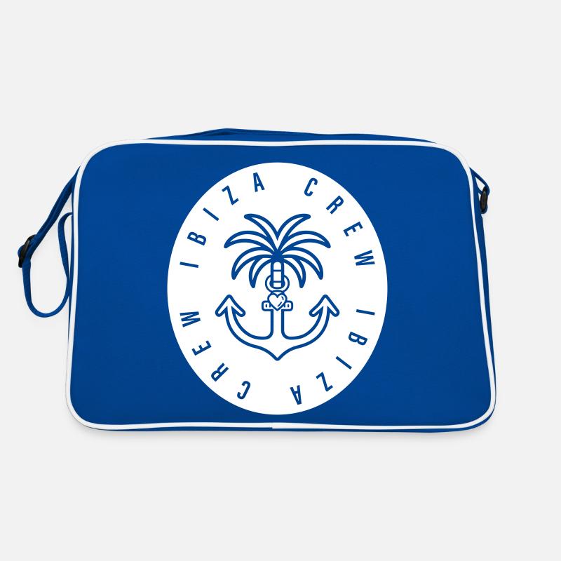 Ibiza Crew Anchor Palm Tree Coeur Sac Retro