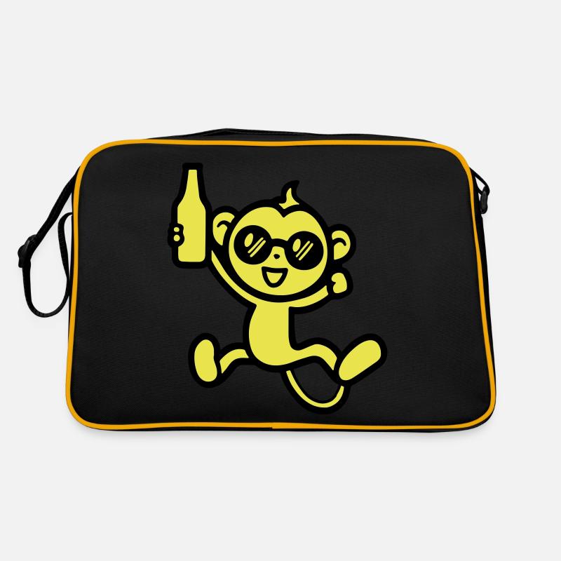 Monkey Party Beer Funny Retro Bag