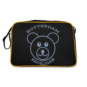 ROTTERDAM KROELIGAN - Retro Bag - black/gold - Back
