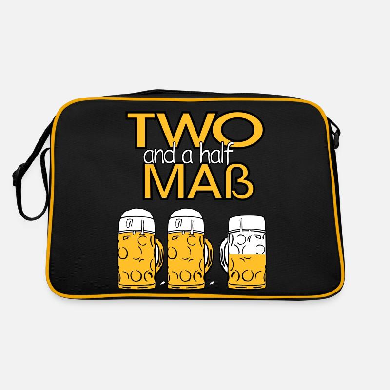 Two and a half Maß - Bier! Retro Tasche