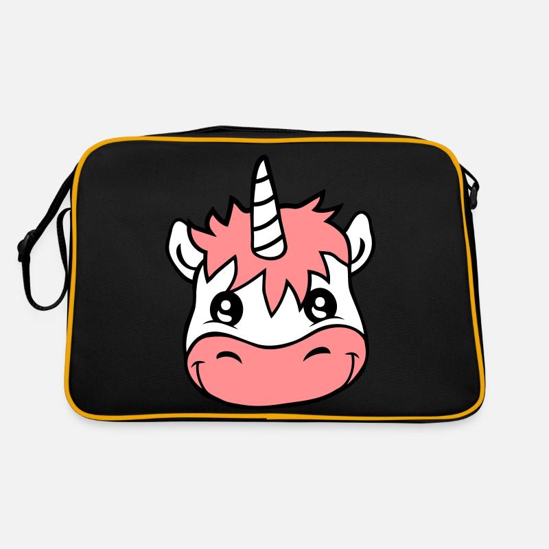 Licorne au visage mignon Sac Retro