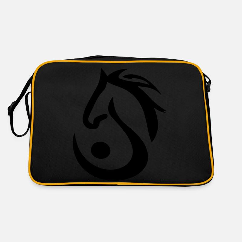 Lettre S avec cheval Sac Retro